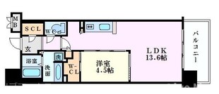 OPUS RESIDENCE SHINSAIBASHI SOUTH（オーパスレジデンス心斎橋サウス）の物件間取画像